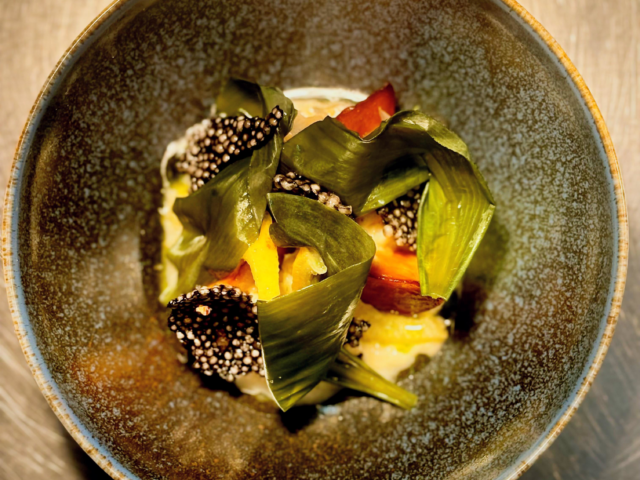 Navet, dashi, ail des ours, citron